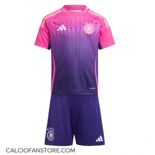 Maglia Calcio Germania Seconda Divisa Bambino Europei 2024 Manica Corta (+ pantaloncini)